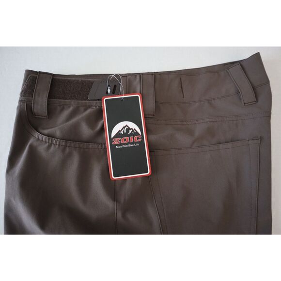 Zoic 1193EDGE Men's Sz XL Java Brown Edge 12" Shorts - Picture 6 of 9